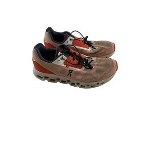 On Cloud Women's Running Shoes Orange And White - 9.5